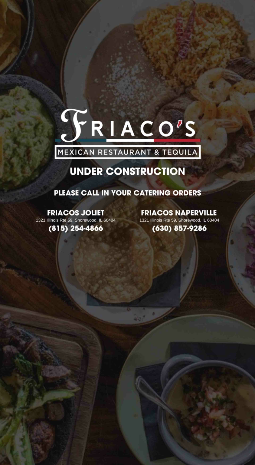 Under Construction - Friaco's Restaurant